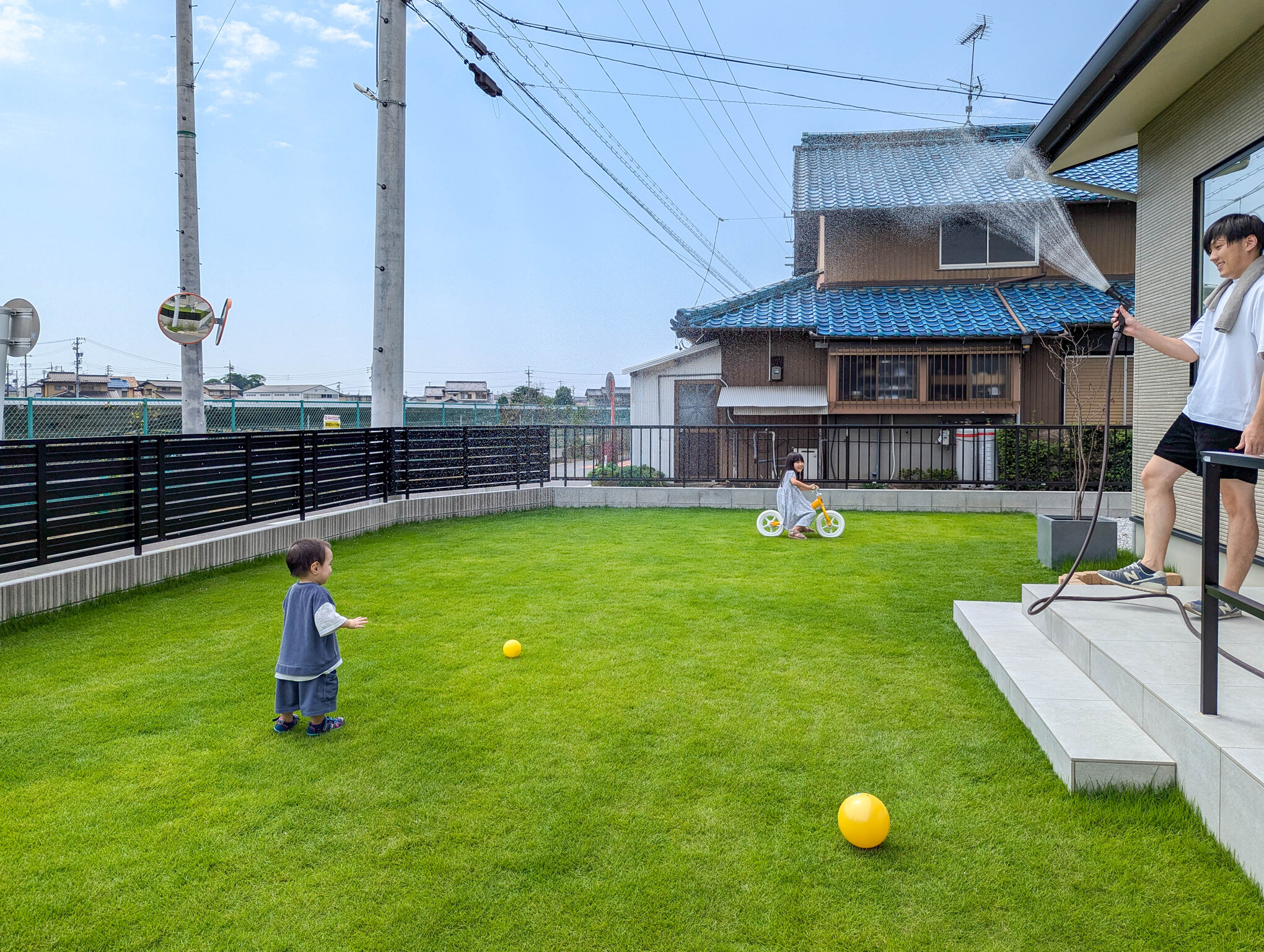 子どもたちと過ごす”今”を存分に楽しめる庭